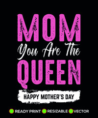 Mother's Day Design T-shirt Vector