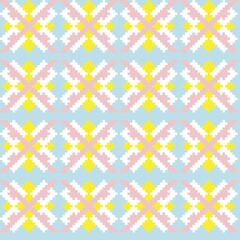 Argyle Fair Isle Seamless Pattern Design