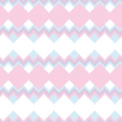 Argyle Fair Isle Seamless Pattern Design