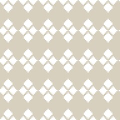 Argyle Fair Isle Seamless Pattern Design