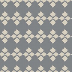 Argyle Fair Isle Seamless Pattern Design