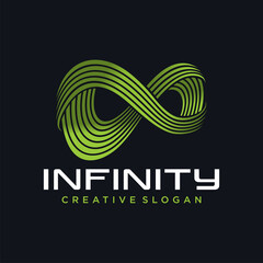 Creative Infinity Logo Design Vector Template