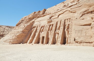 The Small Temple of Nefertari at Abu Simbel