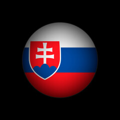 Country Slovakia. Slovakia flag. Vector illustration.