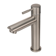 Water faucet on a white isolated background. Faucet for washbasin, kitchen, bathroom, shower.