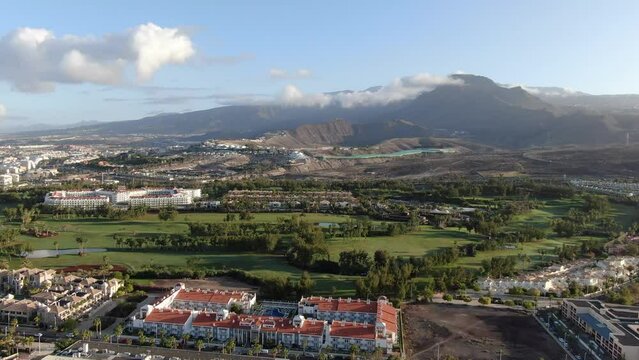 Golf course "Las Americas" in Playa de las Americas, Tenerife, Canary Islands