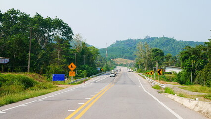 Road to the countryside, Thailand