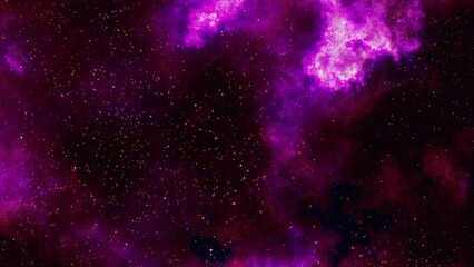 purple nebula and cosmic dust in deep space
