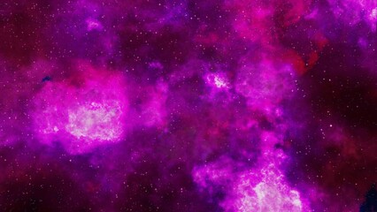 purple nebula and cosmic dust in deep space