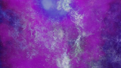Obraz premium Abstract photo of a colorful purple and blue space nebula