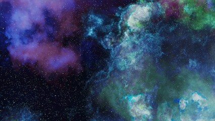 Obraz na płótnie Canvas Blue, green and purple nebula.Galaxy.space nebula.blue space nebula