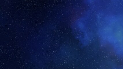 Night blue sky with stars as background and Universe