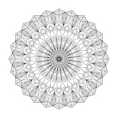 Mandala art, black lines in circle pattern, for coloring pages, kids meditation, adult meditation, art for kids, cards, scrapbook, clothing patterns, pillows, tshirts, tile patterns, backgrounds, etc