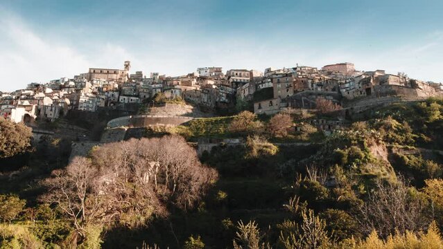 Montepaone Montauro City near the Mediterranean sea in Catanzaro