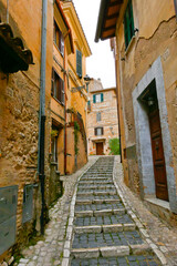 Fototapeta na wymiar Borgo medievale di Ronciglione, Viterbo,Lazio,Italia