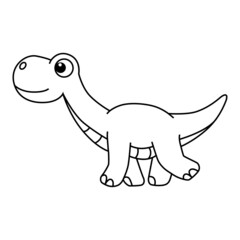 Dinosaur cartoon vector illustration