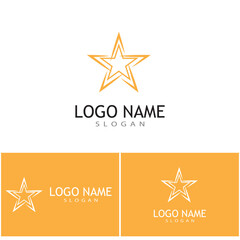 Star icon Template vector illustration design