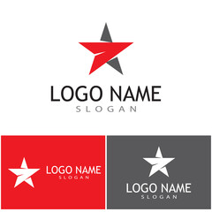 Obraz premium Star icon Template vector illustration design