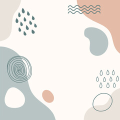 Trendy abstract many color background and vector
