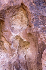 Abstraction in natural rock