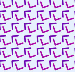 Pattern with colored figures on a blue background