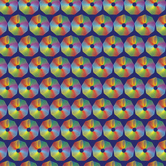 Seamless pattern with blend tool