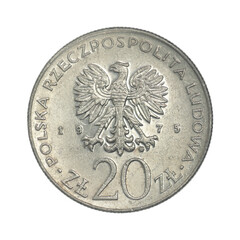 20 zlotys 1975 - International Women's Year, twenty zlotys