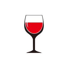 wine glass icon vector illustration