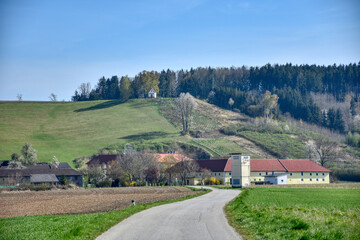 Viehdorf, Dorf, Bauerndorf, Landwirtschaft, Felder, Bauer, Bauernhof, St. Valentin, Sankt Valentin,...