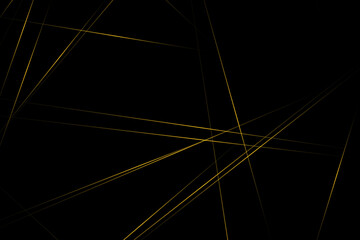 Fototapeta premium Abstract black with gold lines, triangles background modern design. Vector illustration EPS 10.
