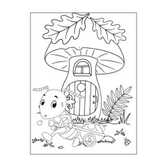 Ant Coloring Pages for Kids