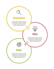 Vertical infographic design with icons and 3 options or steps. Thin line. Infographics business concept. Can be used for info graphics, flow charts, presentations, mobile web sites, printed materials.