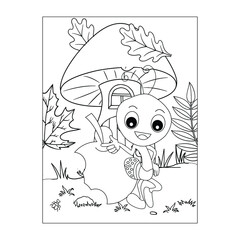 Ant Coloring Pages for Kids