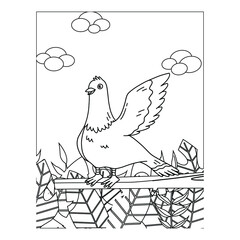Bird Coloring Pages for Kids