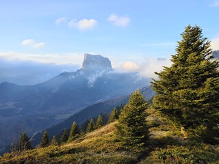 Mont Aiguille - depuis le Grand Brisou