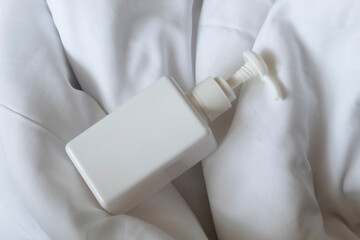 mockup of medical skin care bottle cosmetic tube of beauty makeup facial, treatment cleanser face