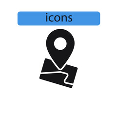 geo icons  symbol vector elements for infographic web