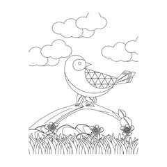 Bird Coloring Pages for Kids