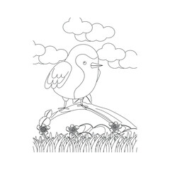 Bird Coloring Pages for Kids