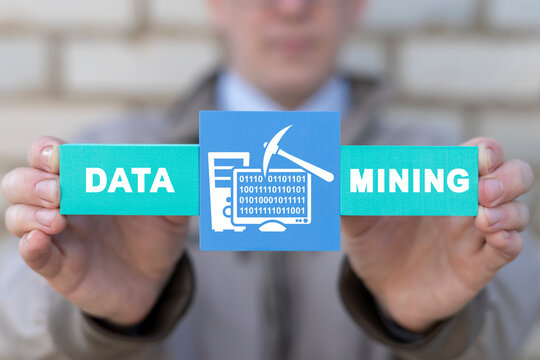 Concept of data mining for business and organization. Data set, process, classification, database, data analysis and evaluation.