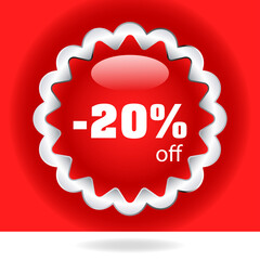 -20 % off special sale