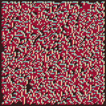 Implementation of Edward Zajec&rsquo;s &ldquo;Il Cubo&rdquo; from 1971. Essentially a Truchet tile set of 8 tiles and rules for placement art illustration