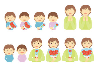 母の日_親子_2_カラー