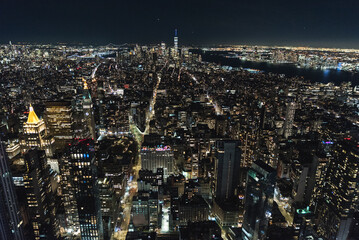 Obraz premium New york city - Empire state building, Manhattan NYC