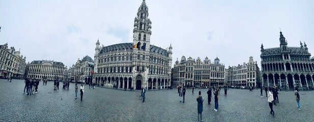 Brussels City Hall and Grand Place