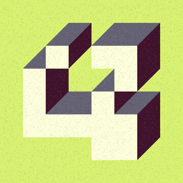 Implementation of Edward Zajec&rsquo;s &ldquo;Il Cubo&rdquo; from 1971. Essentially a Truchet tile set of 8 tiles and rules for placement art illustration