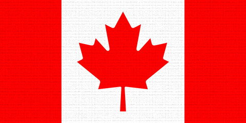 Canada  flag. CM patriotism banner. Canada  national symbol. State logo of capital  Ottawa . Nation independence day CMR. Flag with craquelure texture. 2D Image