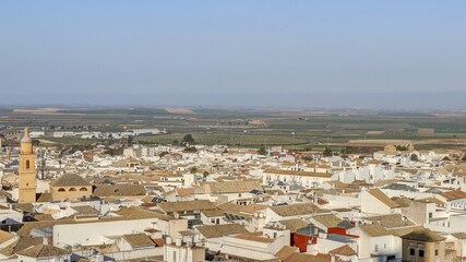 Fototapeta premium vue des rues de la ville d'Osuna près de Séville en Andalousie
