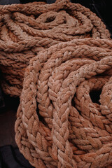 Rope on a ship