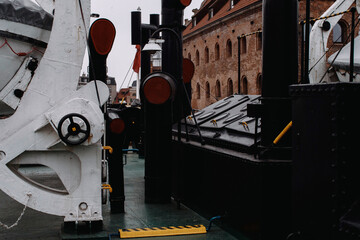 Old sea ship in Gdansk
